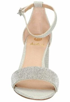 La Strada Sandalen Met Hoge Hak - Silver Glitter Stones -Damesschoenen 99dfa055445c48e9a47daa156f46d05f