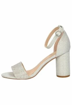 La Strada Sandalen Met Hoge Hak - Silver Glitter Stones