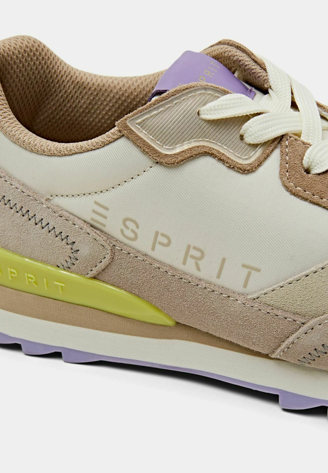 ESPRIT Mit Echtem - Sneakers Laag - Beige 5 ESPRIT Mit Echtem - Sneakers Laag - Beige - Afbeelding 5