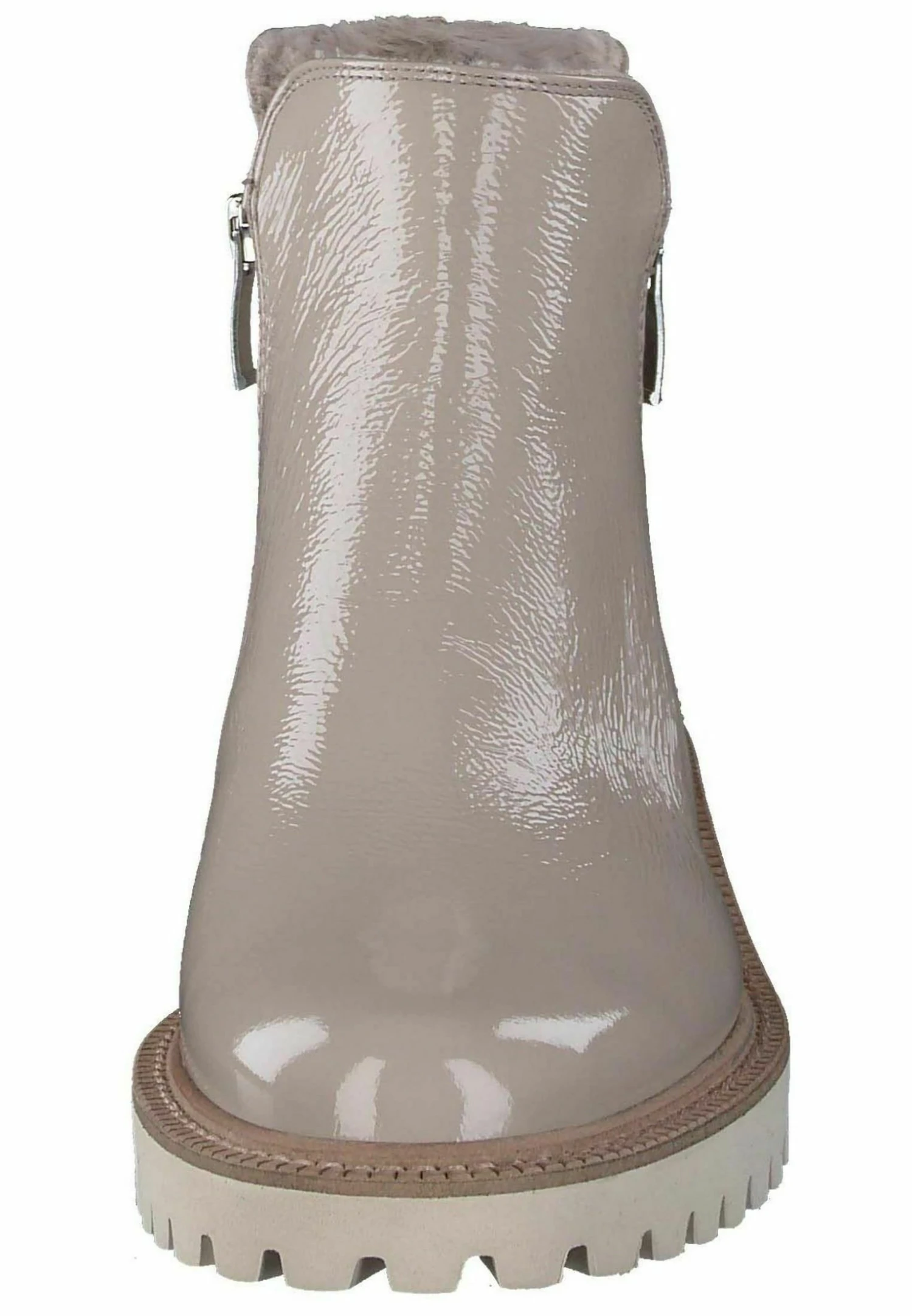 Paul Green Enkellaarsjes Met Plateauzool - Grau Braun 6 Paul Green Enkellaarsjes Met Plateauzool - Grau Braun - Afbeelding 6