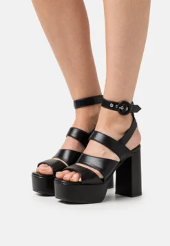 Lamoda Millions- Sandalen Met Plateauzool - Black