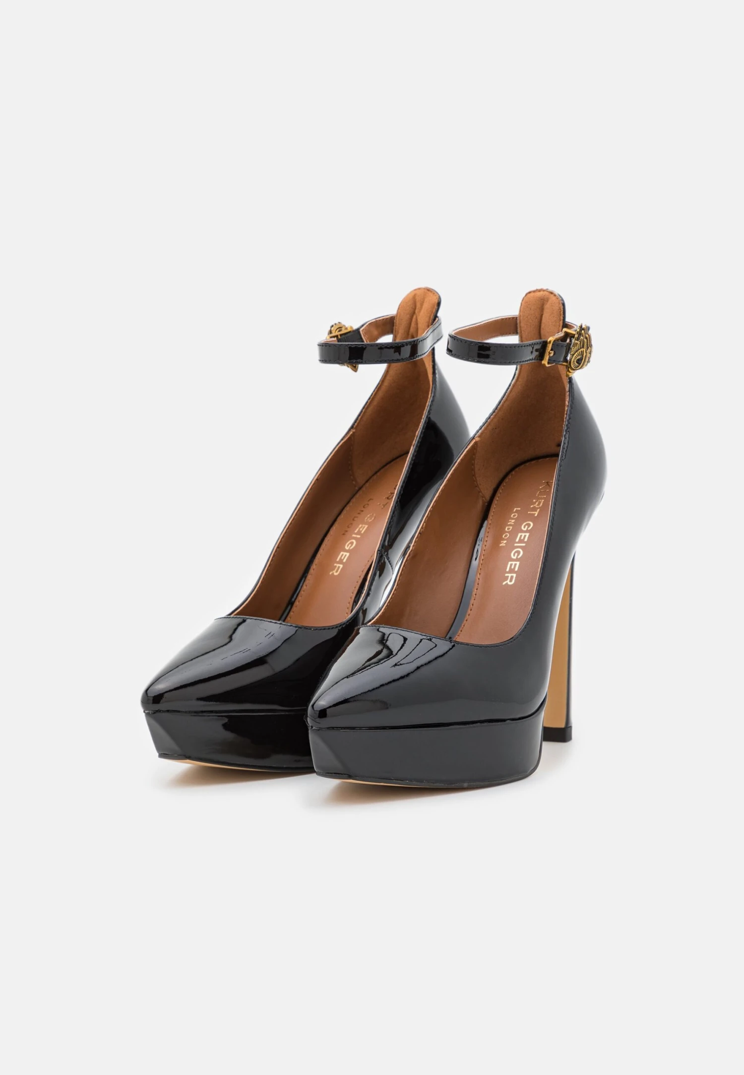 Kurt Geiger London Shoreditch Platform Court - Plateaupumps - Black 3 Kurt Geiger London Shoreditch Platform Court - Plateaupumps - Black - Afbeelding 3