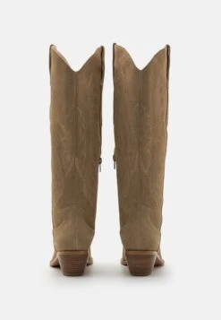 Anna Field Leather- Cowboy-/Bikerlaarzen - Beige -Damesschoenen a52185d1ce76484d8952ee95a9641d88