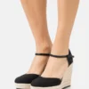 Calvin Klein Jeans Wedge Close Toe - Hoge Hakken - Black