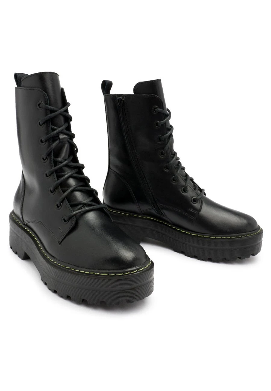 2Luk1 Y - Enkellaarsjes Met Plateauzool - Black 7 2Luk1 Y - Enkellaarsjes Met Plateauzool - Black - Afbeelding 7