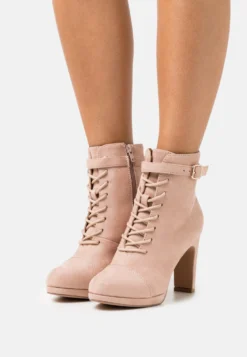 Damesschoenen 47 Veterboots - Light Pink