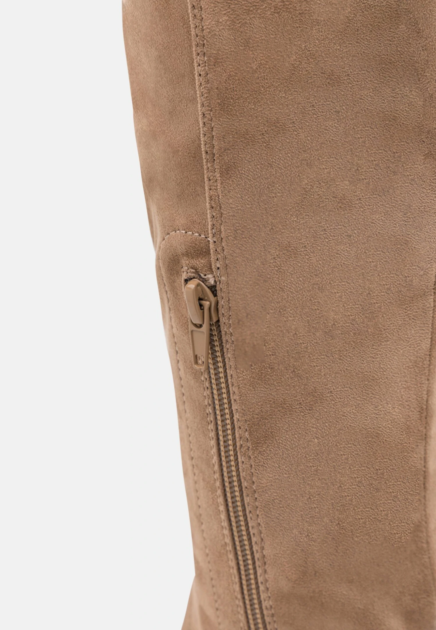 Overknee Laarzen - Beige 6 Overknee Laarzen - Beige - Afbeelding 6