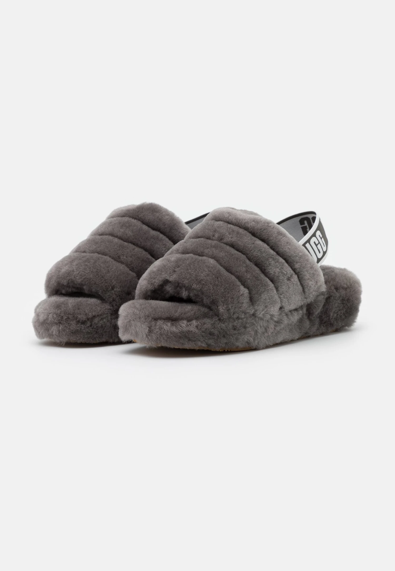 Ugg Fluff Yeah Slide - Pantoffels - Charcoal 3 Ugg Fluff Yeah Slide - Pantoffels - Charcoal - Afbeelding 3