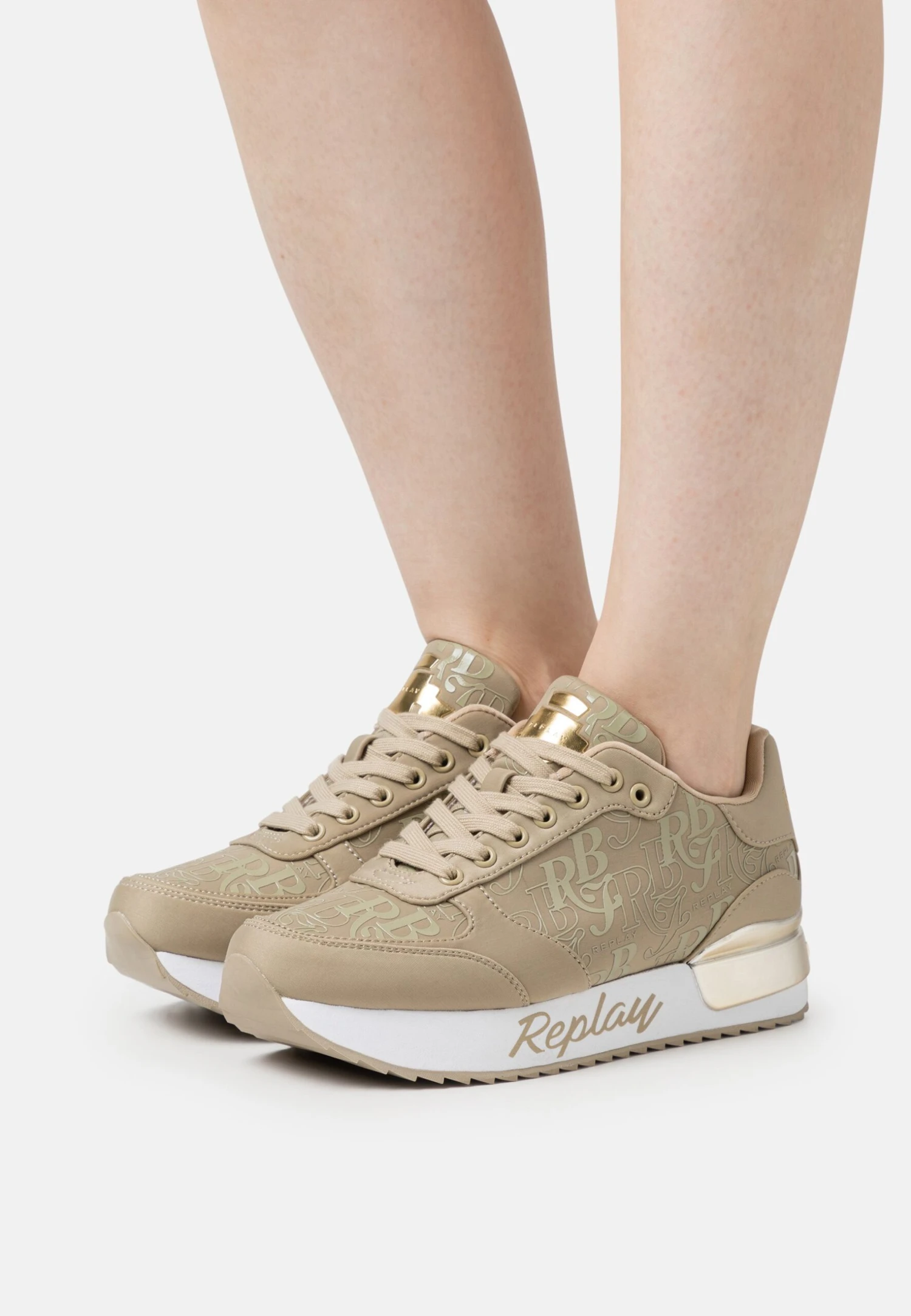 Replay Penny - Sneakers Laag - Beige 1 Replay Penny - Sneakers Laag - Beige