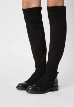 Paris Vegan - Overknee Laarzen - Black