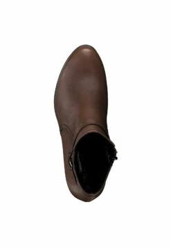 Tamaris Enkellaarsjes Met Hoge Hak - Cognac -Damesschoenen bd50ef6d5ad644809651392cb9892a54