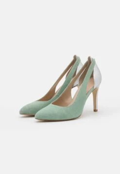 Anna Field Leather - Hoge Hakken - Mint/Silver -Damesschoenen c21d6116f57b4d44937b35fb3b0cbf4f