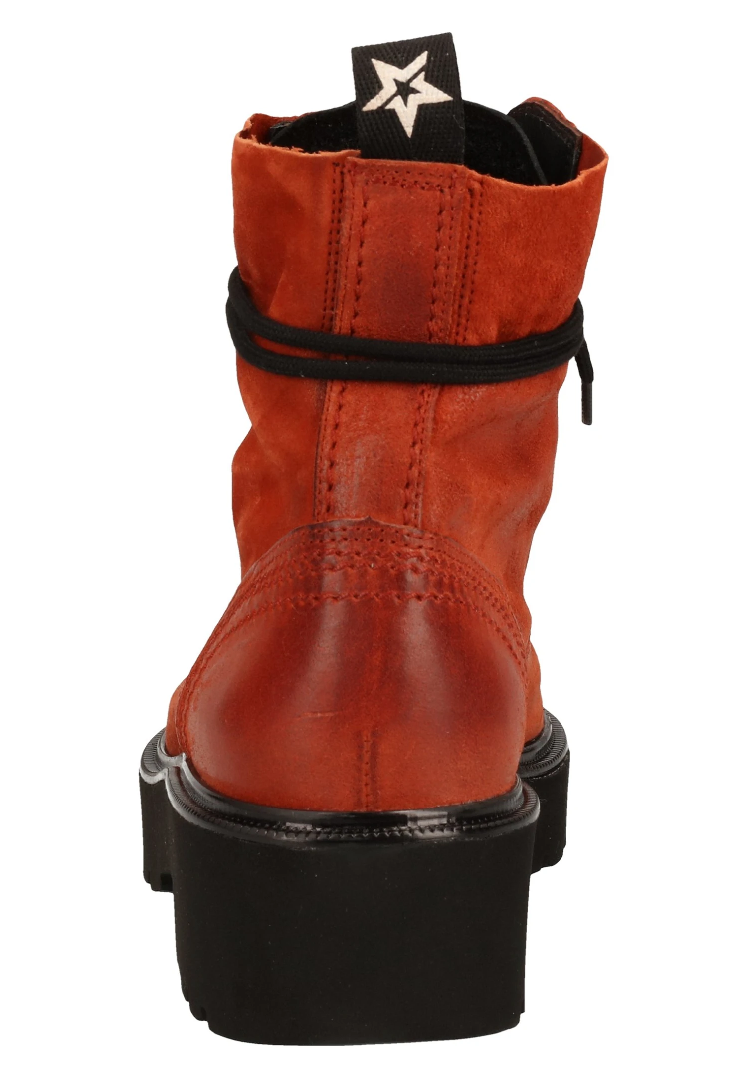 Paul Green Veterboots - Ziegelrot/Schwarz 057 4 Paul Green Veterboots - Ziegelrot/Schwarz 057 - Afbeelding 4