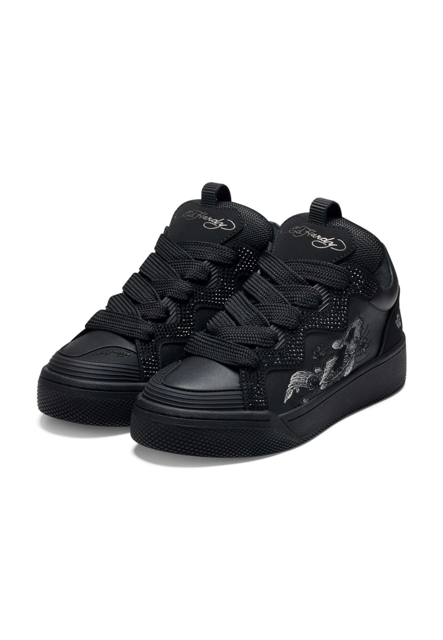Ed Hardy Laserflip Low Koi - Sneakers Laag - Black Charcoal 8 Ed Hardy Laserflip Low Koi - Sneakers Laag - Black Charcoal - Afbeelding 8