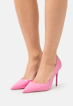 NA-KD Glossy Cut Out- Klassieke Pumps - Strong Pink