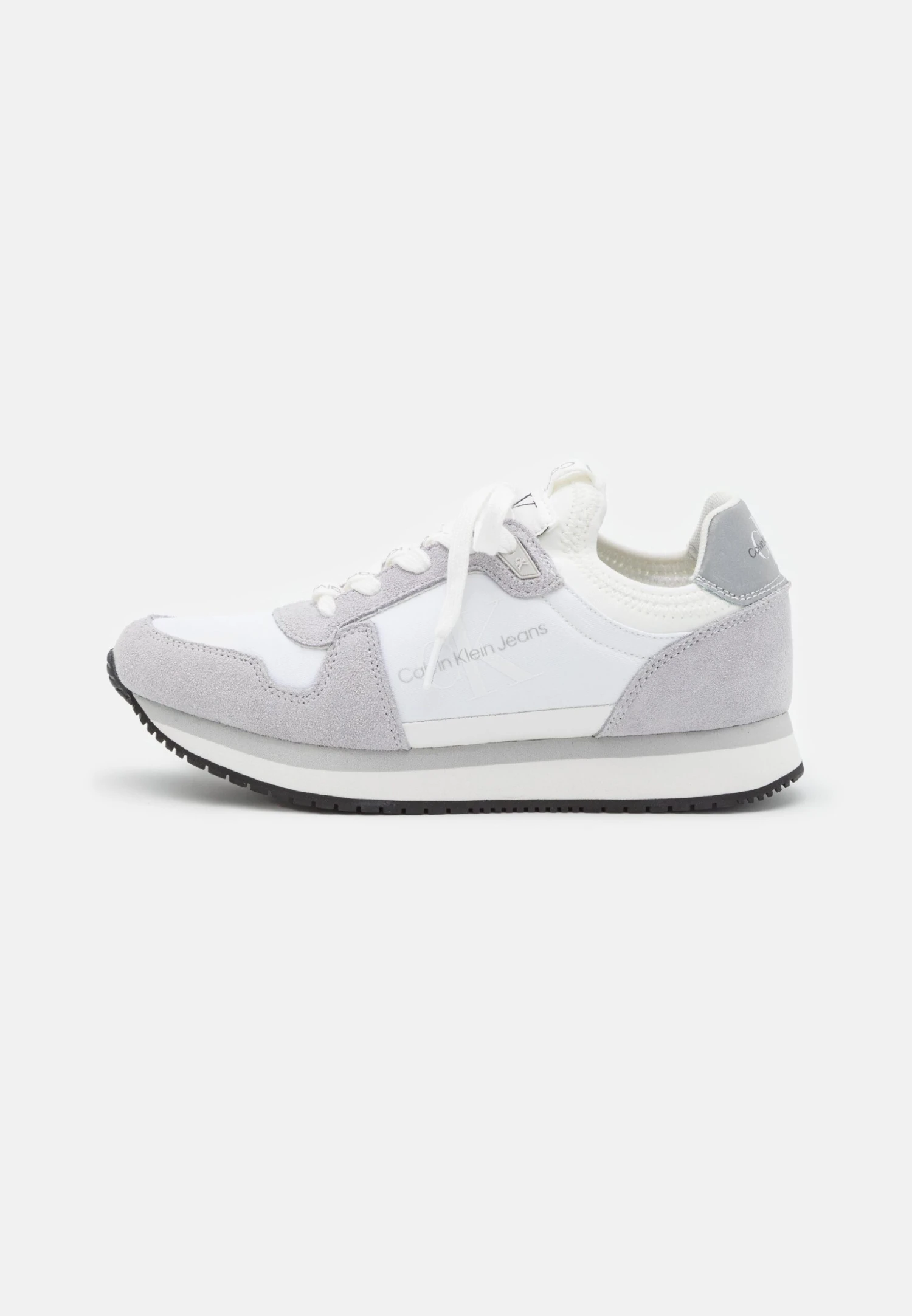Calvin Klein Jeans Runner Sock Laceup - Sneakers Laag - Bright White/Oyster Mushroom 2 Calvin Klein Jeans Runner Sock Laceup - Sneakers Laag - Bright White/Oyster Mushroom - Afbeelding 2