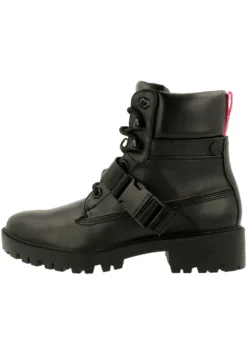 Kendall + Kylie Eos - Enkellaarsjes Met Plateauzool - Black