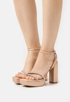 Aldo Tintin Pillow Walk - Sandalen Met Hoge Hak - Bone