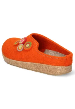 Haflinger Grizzly Kanon - Pantoffels - Orange -Damesschoenen cad4288939634d6f96723e59e3fb590a