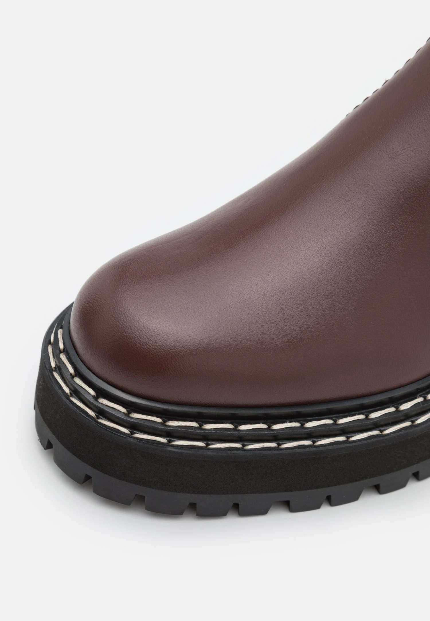 PROENZA SCHOULER Lug Sole Chelsea Boots - Enkellaarsjes Met Plateauzool - Dark Brown 6 PROENZA SCHOULER Lug Sole Chelsea Boots - Enkellaarsjes Met Plateauzool - Dark Brown - Afbeelding 6