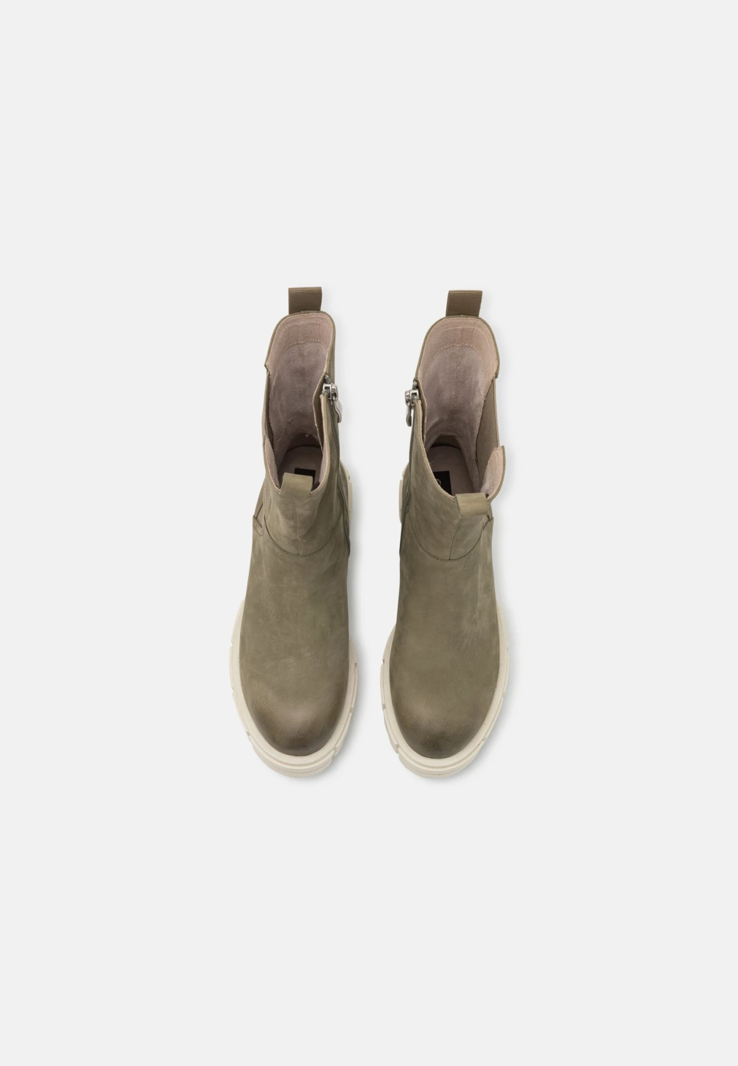 Caprice Enkellaarsjes Met Plateauzool - Cactus 6 Caprice Enkellaarsjes Met Plateauzool - Cactus - Afbeelding 6