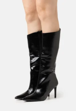 NLY By Nelly Game On Pointy Boot - Laarzen Met Hoge Hak - Black