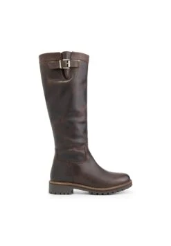 Daneborg - Cowboy-/Bikerlaarzen - Dark Brown -Damesschoenen d7cba823126e4f9ba770a827c9fc4804