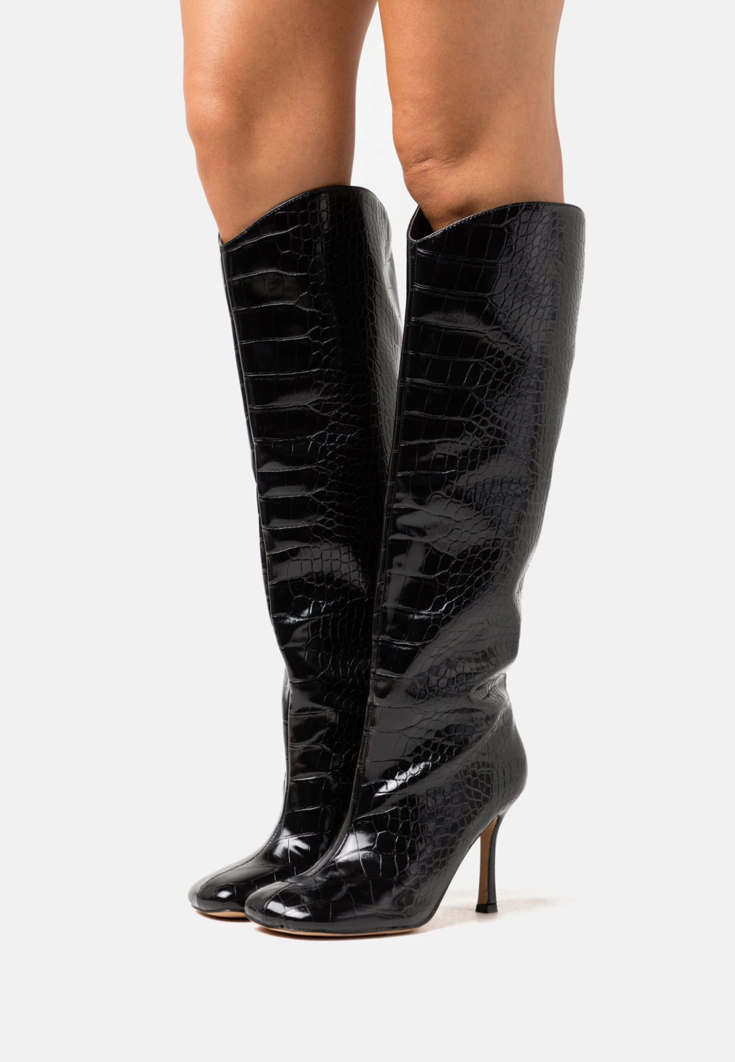 NA-KD Rounded Toe Boots - Laarzen - Black 1 NA-KD Rounded Toe Boots - Laarzen - Black