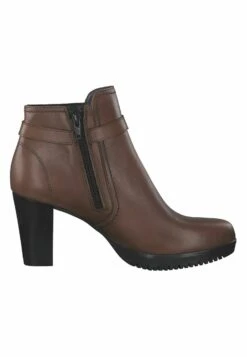 Tamaris Enkellaarsjes Met Hoge Hak - Cognac -Damesschoenen db4a361d3ef54d99aebf982ca7d6ce58