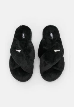 Puma Fluff X Strap - Pantoffels - Black/White -Damesschoenen db972b85304f4974bdb83282713815ba