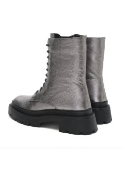 Enkellaarsjes Met Plateauzool - Silver Coloured 8 Enkellaarsjes Met Plateauzool - Silver Coloured -Damesschoenen dfd550537dee4afeb885539a147e93c1