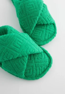 Next Towel Slider Standard - Pantoffels - Green 9 Next Towel Slider Standard - Pantoffels - Green -Damesschoenen e0e4d236b5d7486eb45663b9a2ef1289 scaled