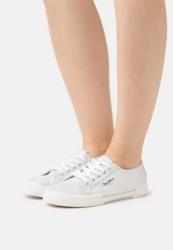 Pepe Jeans Brady Party- Sneakers Laag - Silver