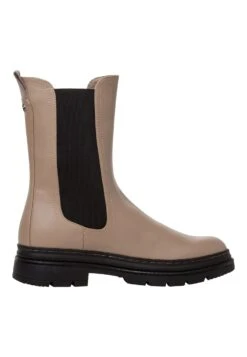 Tamaris Chelsea - Plateaulaarzen - Taupe/Black -Damesschoenen e59fa113f472465eaf033d6cdb9232fc