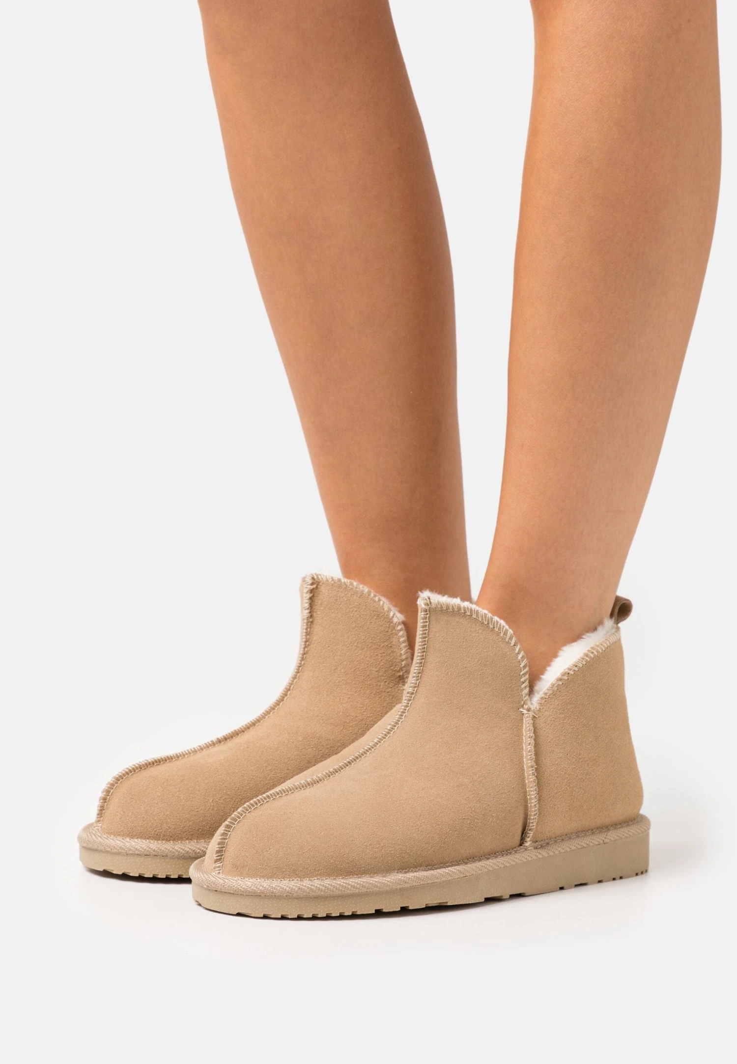 Pier One Leather- Pantoffels - Beige 1 Pier One Leather- Pantoffels - Beige