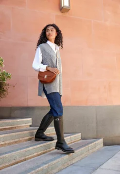 Next Forever Comfort Brogue Detail Regular - Cowboy-/Bikerlaarzen - Black