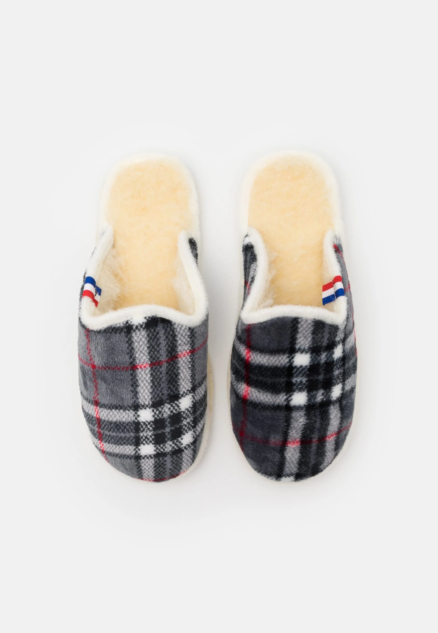 Chalet Chausson Check Unisex - Pantoffels - Gris 4 Chalet Chausson Check Unisex - Pantoffels - Gris - Afbeelding 4