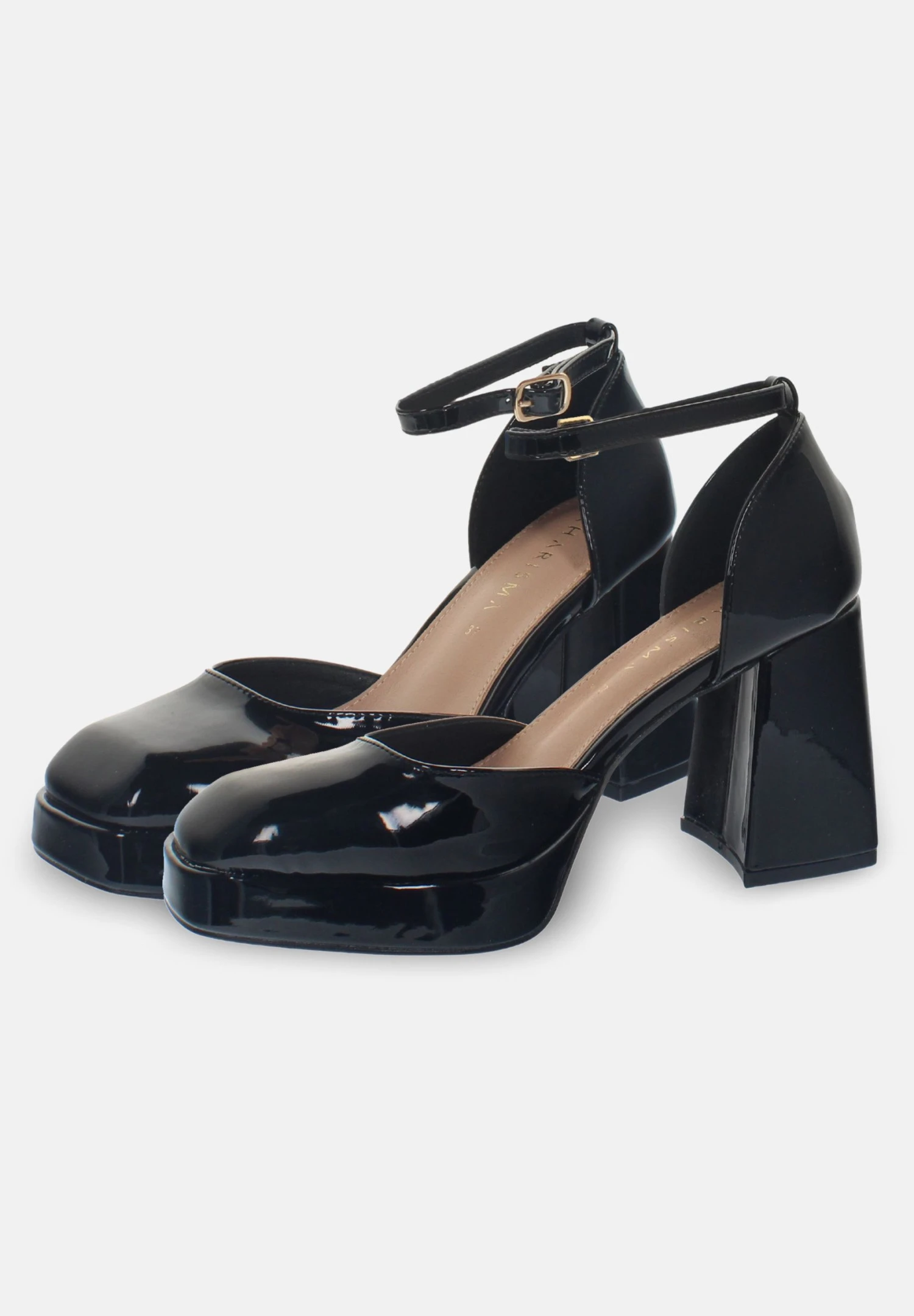 Platform- Hoge Hakken - Black 3 Platform- Hoge Hakken - Black - Afbeelding 3