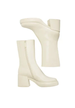 Enkellaarsjes Met Hoge Hak - Off White -Damesschoenen f42be136c07f4005bea348318d909c54 scaled