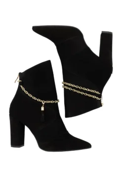 Faina Enkellaarsjes Met Hoge Hak - Schwarz -Damesschoenen f46e90ef91e44f3880d138f96d0243ec scaled