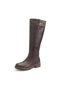 Daneborg - Cowboy-/Bikerlaarzen - Dark Brown -Damesschoenen f918a9fd505e44548267f453c150abdf