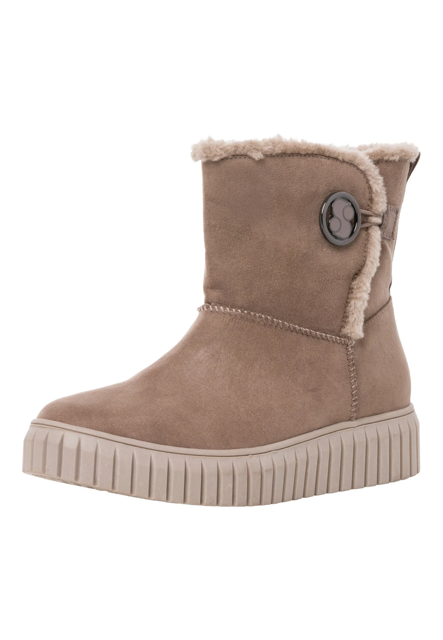 S.Oliver Snowboots- Taupe 2 S.Oliver Snowboots- Taupe - Afbeelding 2