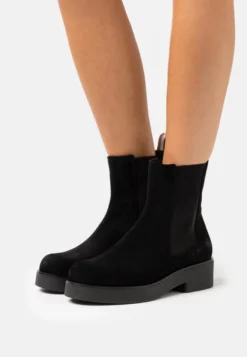 Boss Chris Bootie - Enkellaarsjes Met Plateauzool - Black