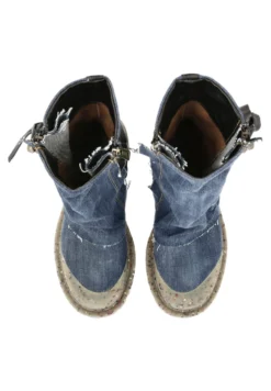 A.S.98 Cowboy-/Bikerlaarzen - Denim Blu Nero -Damesschoenen fbef68db887241229b89530957dc076d scaled