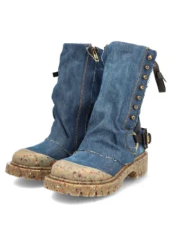 A.S.98 Cowboy-/Bikerlaarzen - Denim Blu Nero -Damesschoenen ff5aa18a5cee4eb3b84e46c1657e8dba scaled